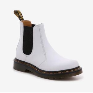 Women’s White Dr. Martens boots